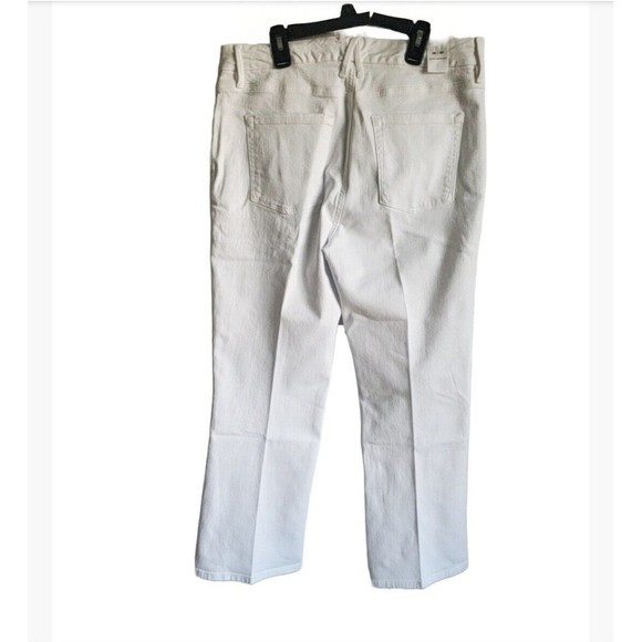 Good American Good Legs Crop Mini Boot Jean  Size 14 White Style GLCMB046T New - Picture 7 of 11